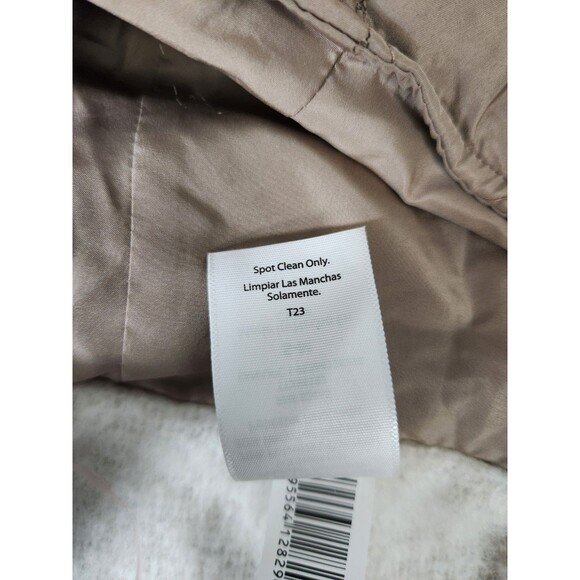 Unbranded Womens Ponco S/M Hooded Brown&Cream Plaid Quilted Accents Zip-up - Picture 9 of 10